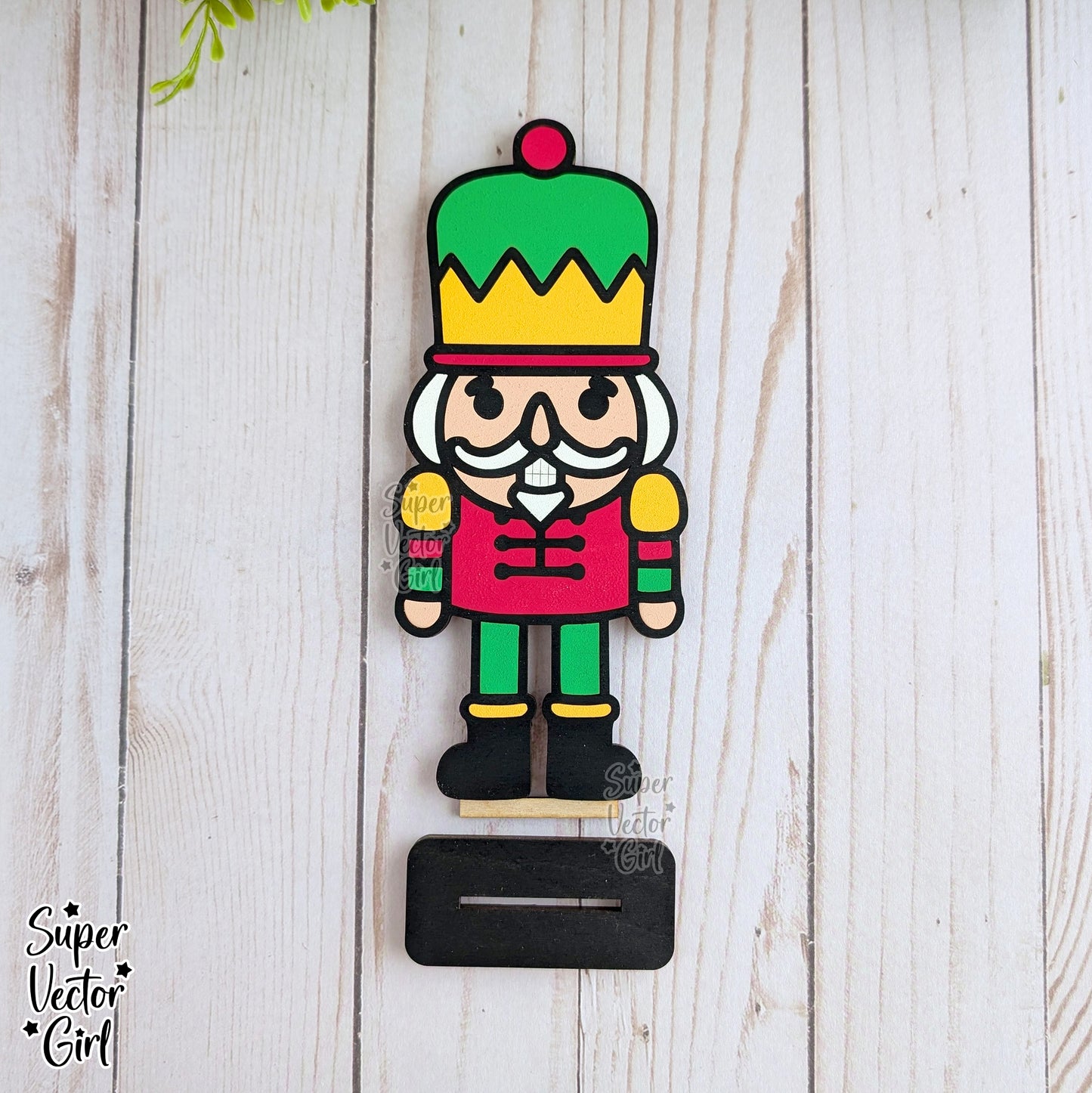 Nutcracker Shelf Sitter, Christmas Decor Sign, SVG, Laser Cut File Files, Porch Sign, Accent Home Decor, Table Mantle Decoration, Winter Holidays
