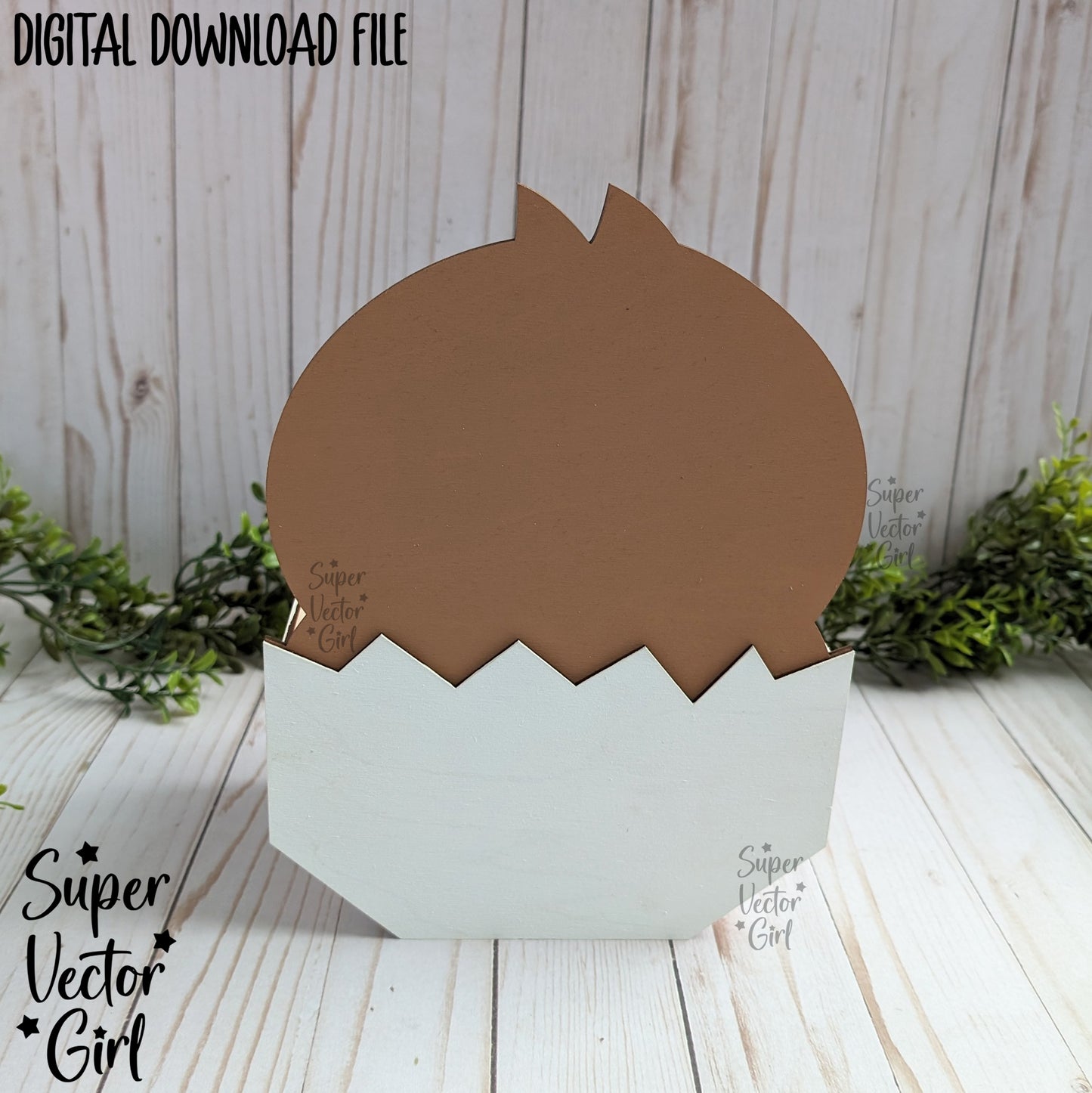 Sloth Easter Basket Crate, Easter Treats Box, SVG, Laser Cut File Files, Cute sloth in egg, gift box, hatching, spring, xTool Glowforge all laser files